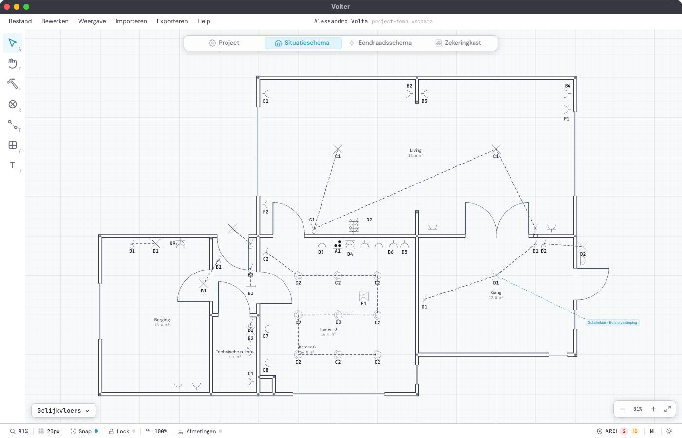 Donker & licht thema